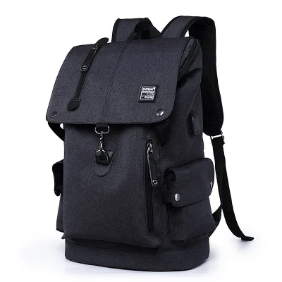 Anti Theft 15,6 дюйма Для мужчин рюкзак Водонепроницаемый Повседневное ноутбука дорожная сумка рюкзак мужской Mochila Bagpack обновления дизайн сумки для мужчин - Цвет: Black Backpack