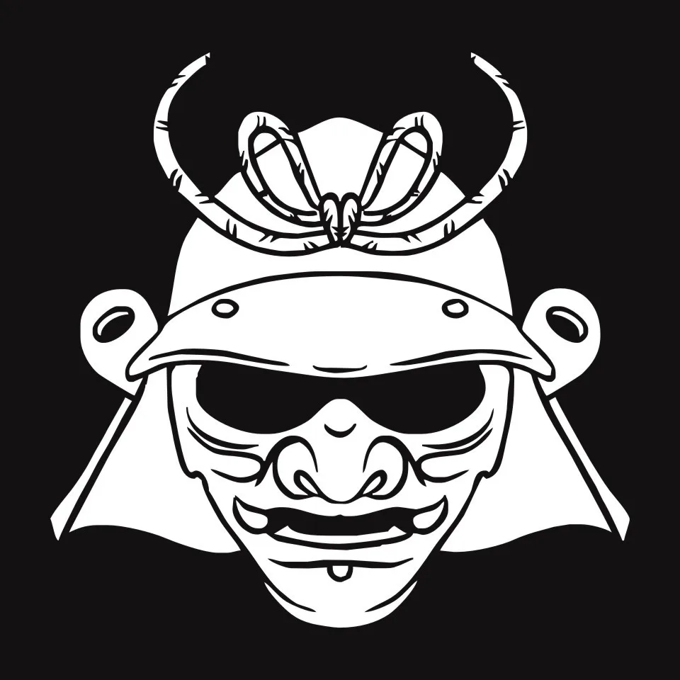 Cunymagos Samurai Msak Japanese Head Car Sticker Vinyl Decor Decal Car Styling Car Auto Motorcycle Wall Door Sticker 16.516 (4)