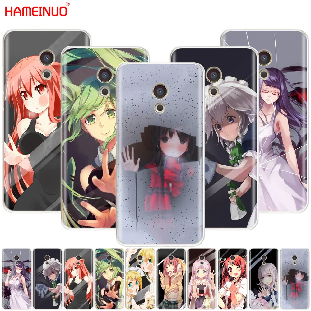

HAMEINUO Locked In The Screen Anime Girl Cover phone Case for Meizu M6 M5 M5S M2 M3 M3S MX4 MX5 MX6 PRO 6 5 U10 U20 note plus