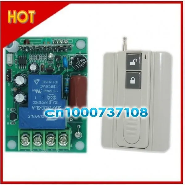 

220V 1ch rf switch on off remote control transport switches 433mhz outlet power socket learning code momentary toggle switch