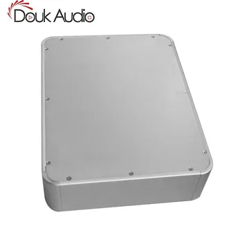 

Douk Audio Silver Aluminum Case Rounded Chassis Preamplifier/DAC Cabinet W430*H100*D330 mm