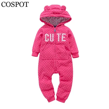 

Newborn Bebes Christmas Jumpsuit Baby Boys Girls Winter Hooded Romper Kids Christmas Rompers Baby Girl Clothes 2019 42