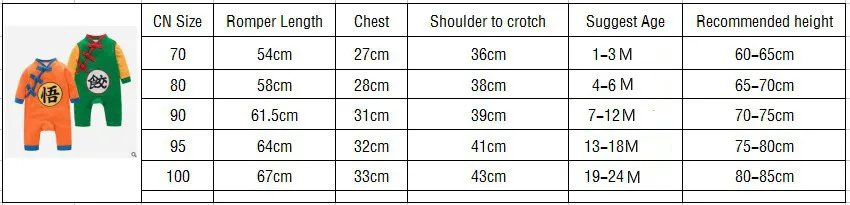 Комбинезон для маленьких мальчиков, Осень-зима, детские комбинезоны с длинными рукавами и рисунком Гоку для малышей, Одежда для новорожденных, костюм аниме «Драконий жемчуг», одежда для детей 0-24 м