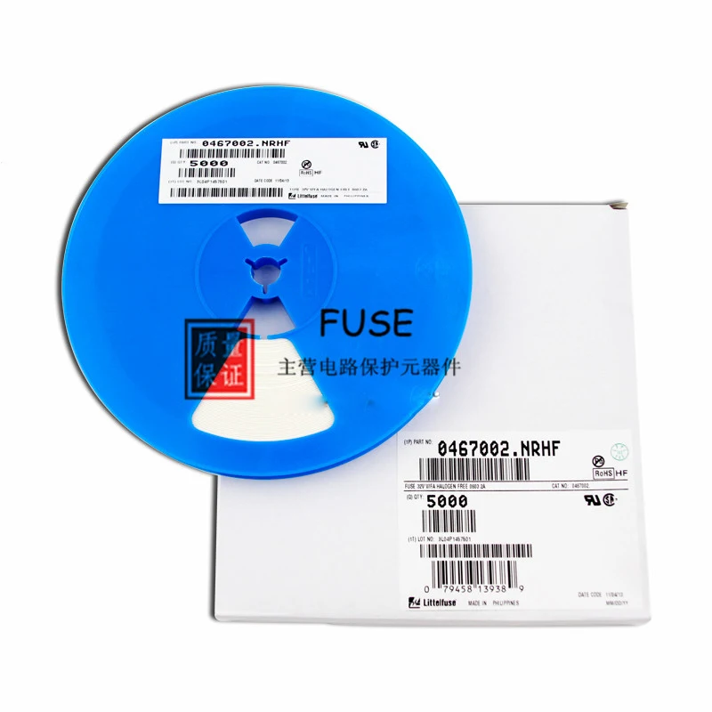 

SMD 0603 blow fuse, 0467002.NRHF 2A 32V