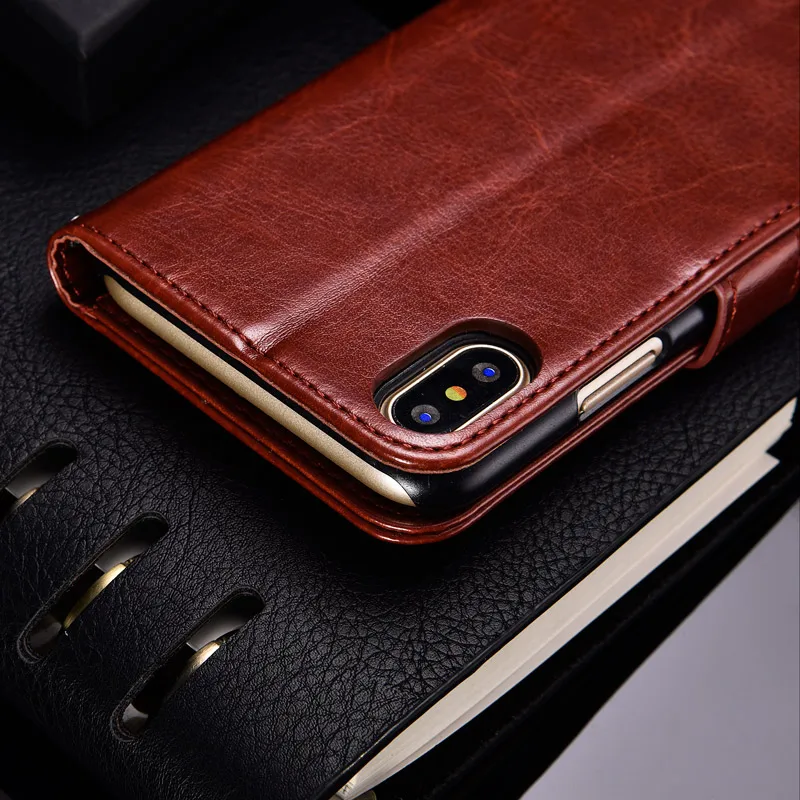 Чехол TOMKAS для iPhone X Xs чехол бумажник с откидной крышкой из искусственной кожи 10