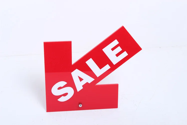 Red Signboard Acrylic Store Shop Promotion Advertising Signage