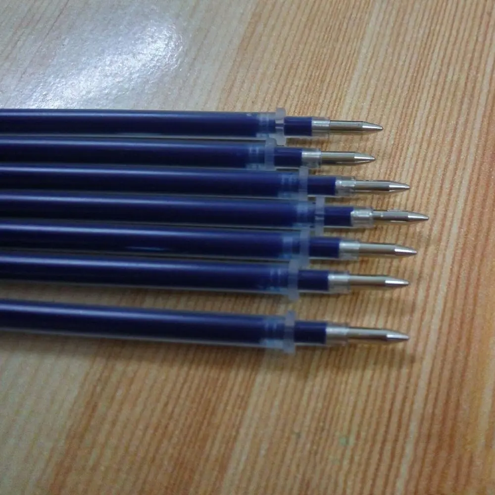 1 шт ручка заправка подпись в офисе стержни для ручек 0,5 мм синие Черные чернила заправки школьные принадлежности канцелярские принадлежности пишущие инструменты - Цвет графита: 13cm  blue 1pcs