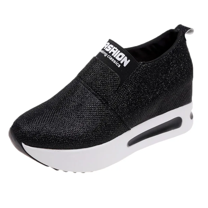 

Women Flat Thick Bottom Shoes Slip On Ankle Boots Casual Platform Sport Shoe schoenen vrouw chaussure femme cuir Casual#7