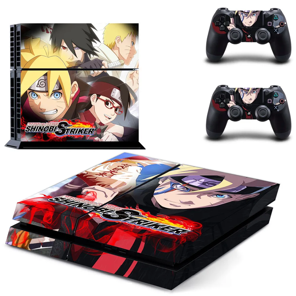 Homereally PS4 кожи классический Наруто к boruto ПВХ HD Стикеры Обложка для Playstation 4 консоли и контроллер кожи PS4 аксессуар