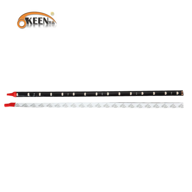 Гибкая короткая Светодиодная лента 12 В 7 цветов 3528 15SMD 30 см декоративный