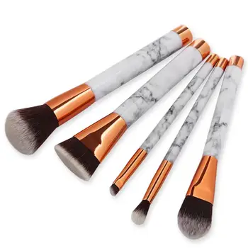 

Cosmetic 5Pcs Marbling Makeup Brushes Set Powder Foundation Concealer Eyeshadow Eyebrow Face Eyes Blending Make up Brush Woman