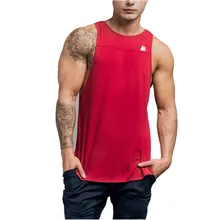 Бренд бодибилдинга Топ для мужчин тренажерные залы-одежда Стрингер фитнес рубашка для занятий спортом брендовая одежда мышечная тренировка хлопок майка