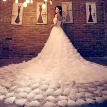Las Mujeres Vestido Largo De novia de Mariage Vestido De Noiva Vestidos de Novia Barato Ropa de China Barato ropa de china Robe De Vestidos de Fiesta 5