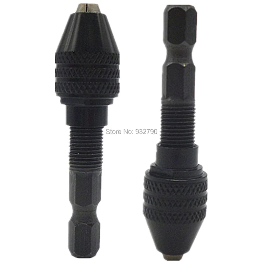

2pc 1/4" Universal Keyless Drill Chuck Screwdriver Impact Driver Adaptor 6.3mm Hex Shank Drills For Impact Wrench Cordless Drill
