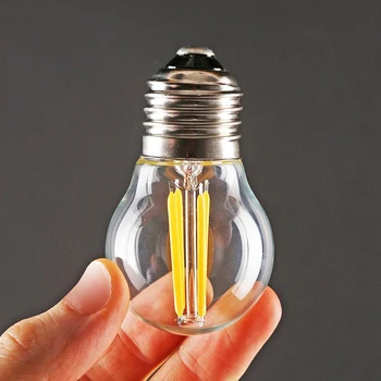 

110/220V LED Filament Globe String Light Bulb G45 4W Equivalent E27 Screw Base 3000K GHS99