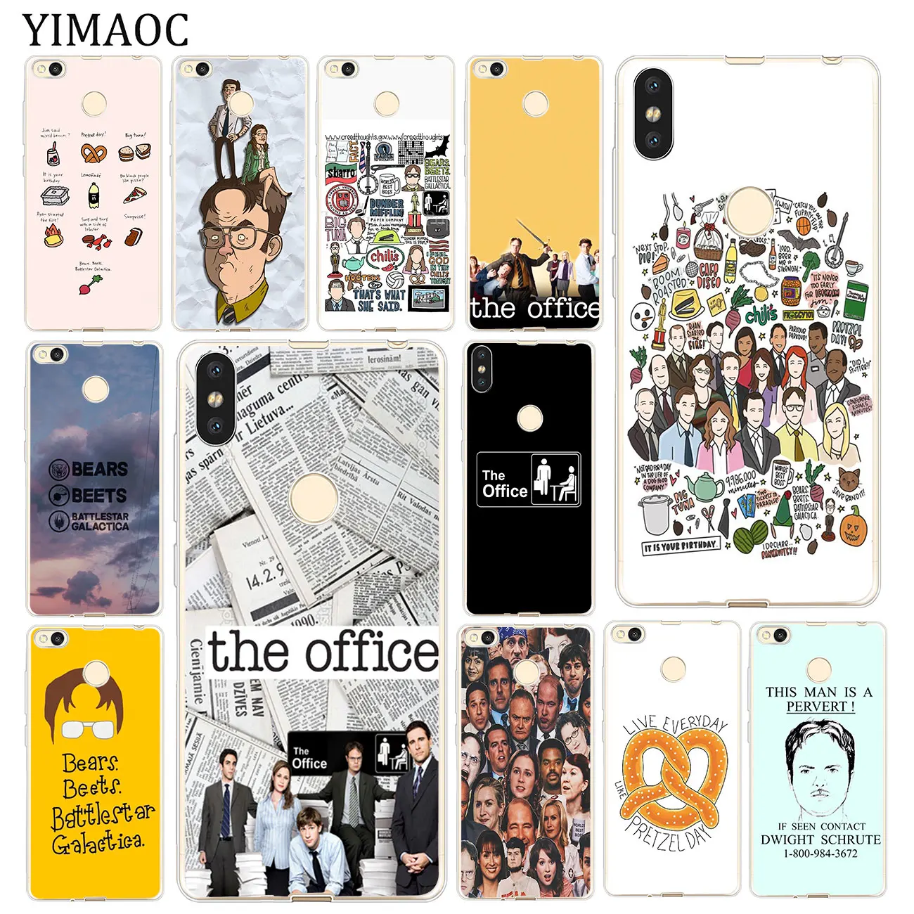 YIMAOC офисный Забавный юмористический мягкий чехол для телефона Xiaomi Mi 9 9T CC9 CC9E A3 Pro 8
