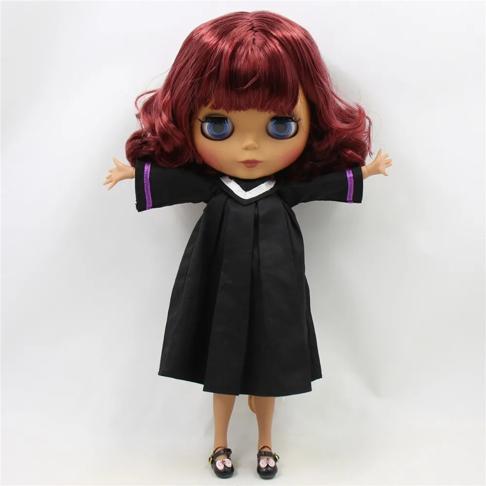 Ледяной DBS Blyth кукольные 1/6 bjd шарнирное тело темной кожи матовый уход за кожей
