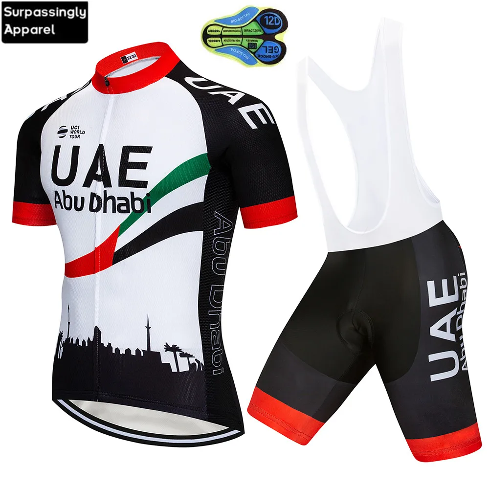 العالم جولة UCI فريق الإمارات الموالية الدراجات جيرسي 9D هلام سادة 2019 برو الرجال سراويل البيك القصيرة مجموعة روبا Ciclismo الصيف هوائية مايوه ارتد... العالم جولة UCI فريق الإمارات الموالية الدراجات جيرسي 9D هلام سادة 2019 برو الرجال سراويل البيك القصيرة مجموعة روبا Ciclismo الصيف هوائية مايوه ارتد...