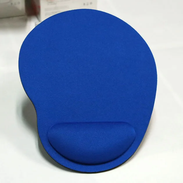 JZYuan коврики для мыши 3D с подставкой для запястья коврик для мыши PU Нескользящая подушка для рук с эффектом памяти хлопок игровой коврик для мыши - Цвет: Blue