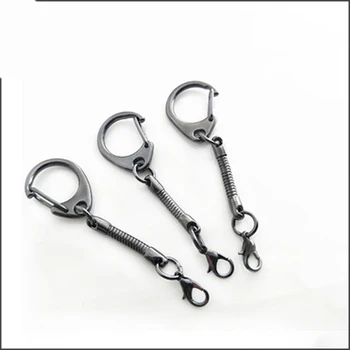 

Car Keychain Buckle Metal Snake Key Chain Key Ring Holder Keyring High Quality Gray Color Zinc Alloy Hang Buckle