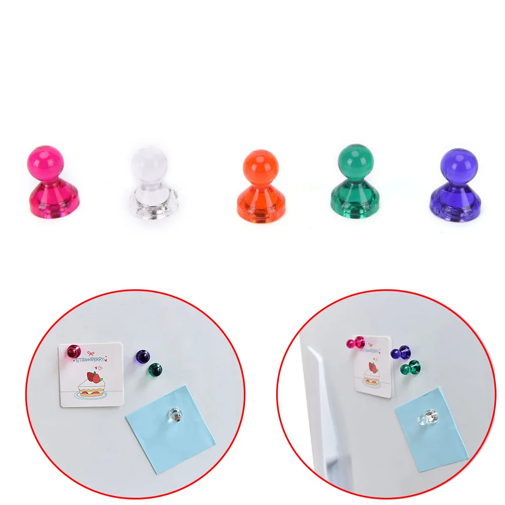 Сильный цветной канцелярские кнопки на магнитах неодимовые Noticeboard Skittle магниты для крепления DIY Холодильник белая доска случайный цвет