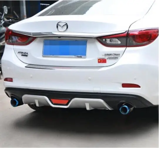ABS задний бампер спойлер авто диффузор подходит для MAZDA 6 Atenza 2014 2015 2016 2017