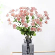 Новинка, высокое качество, 60 см, искусственный цветок, Снежный Лотос, искусственный цветок, 3D принт, цветной цветок, домашний, Рождественский, Свадебный декор, одуванчик