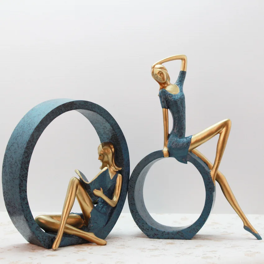 Sculpture Modern Design Resin for Home Decor Decorative ...