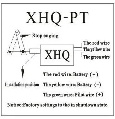 XHQ-PT 12 V питания в тянуть тип дизельный двигатель частей Электромагнит останова для генератора высокого качества генераторной установки