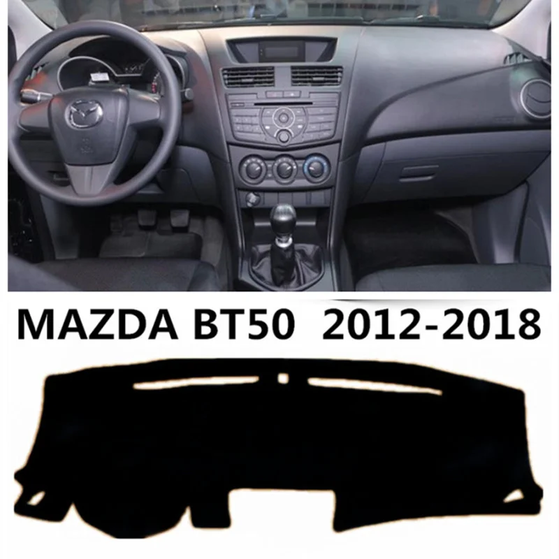 TAIJS крышка приборной панели автомобиля для Mazda BT50 12-18 полиэфирное волокно левый руль Автомобильная приборная панель защитный коврик для Mazda BT50