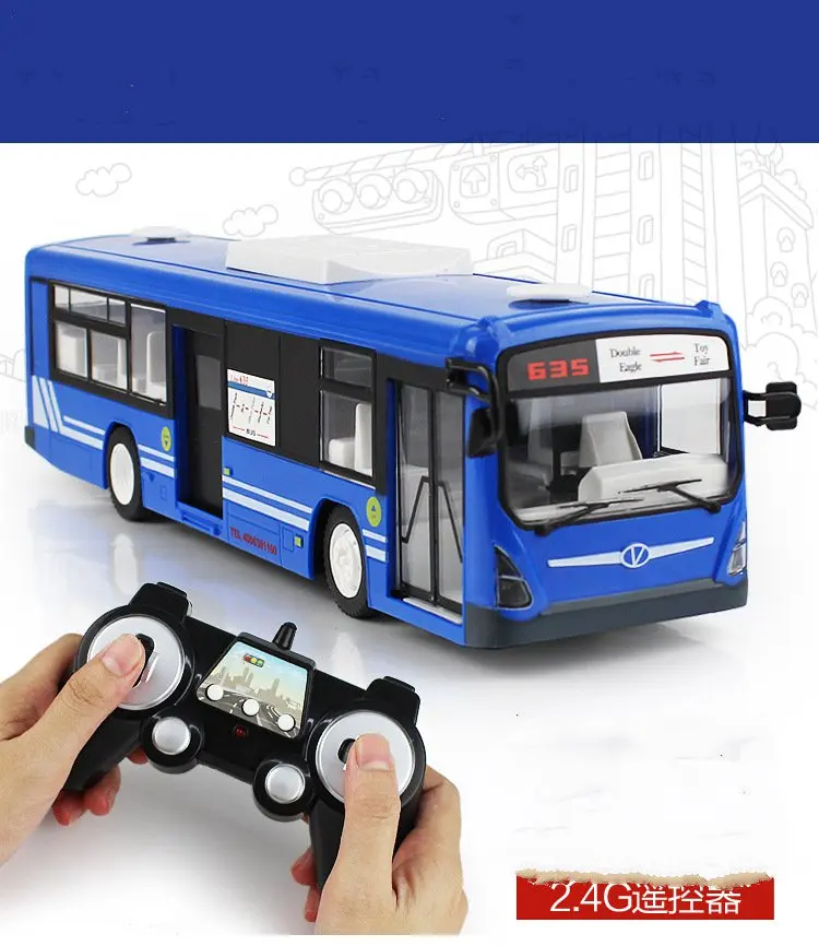 

2.4G Simulation Remote Remote Control Bus Charging Electric Open Door RC Model Toys Children Holiday Birthday Gifts