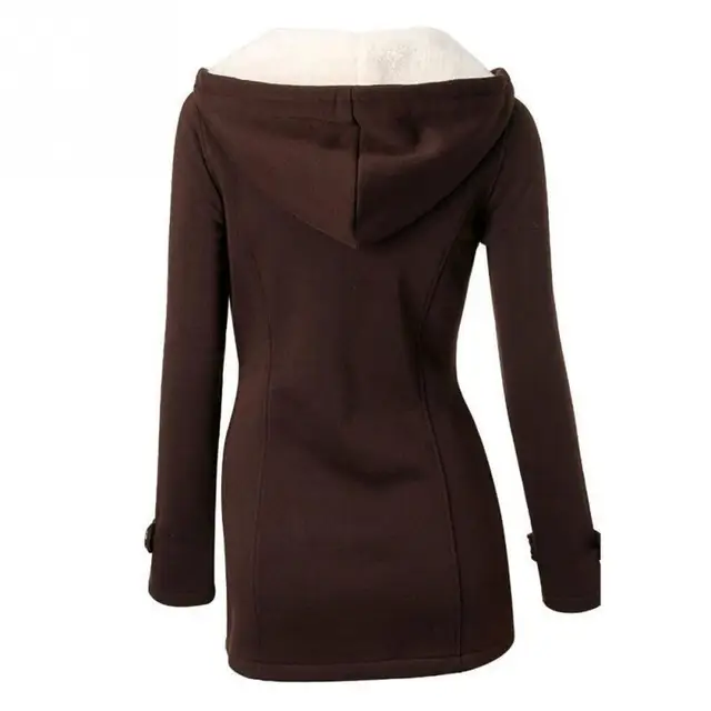 2018 Winter Women Outdoor Training Warm Coat Jacket Outwear Hooded Long Outfits Overcoat Tops