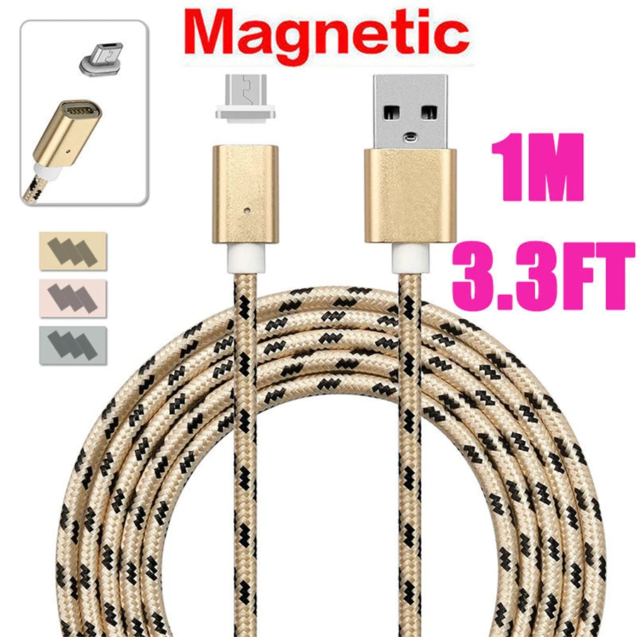 2 4 A Micro usb зарядный кабель Магнитный адаптер зарядное устройство для samsung Android