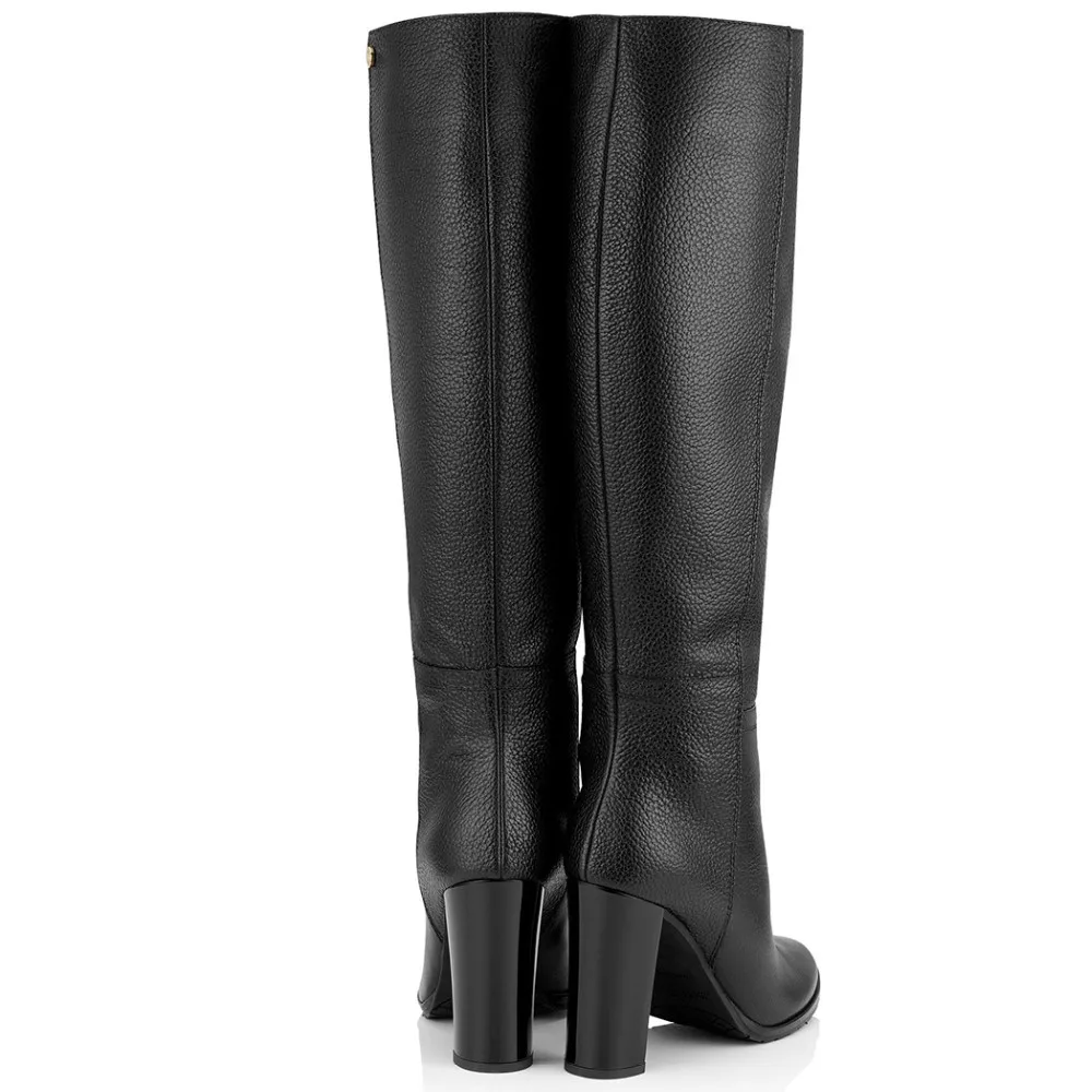 Nancyjayjii/черные и серые замшевые сапоги до колена с круглым носком на высоком каблуке; модная зимняя обувь; модельные и вечерние туфли; большие размеры 5-16