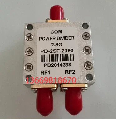 

SMA Power Divider Bi-2-6G 2-8G High Frequency Divider Bi-power Divider WIFI Bi-2.4G/5.8G