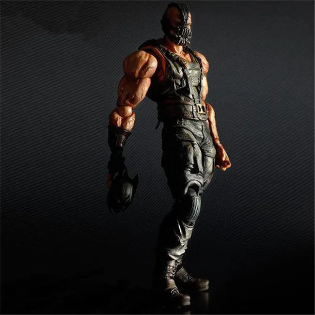 

Play Arts Kai figuras NO. 02 Batman Bane El caballero oscuro sube PVC figura de juguete modelo Playarts Kai