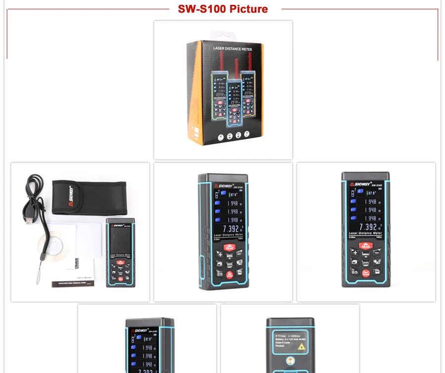Color Screen Laser distance meter details (22)