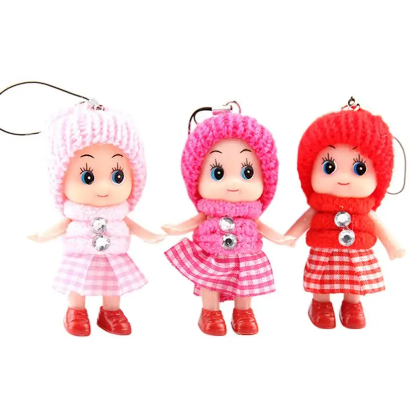 5Pcs Kids Toys Soft Interactive Baby Dolls Toy Mini Doll For Girls and