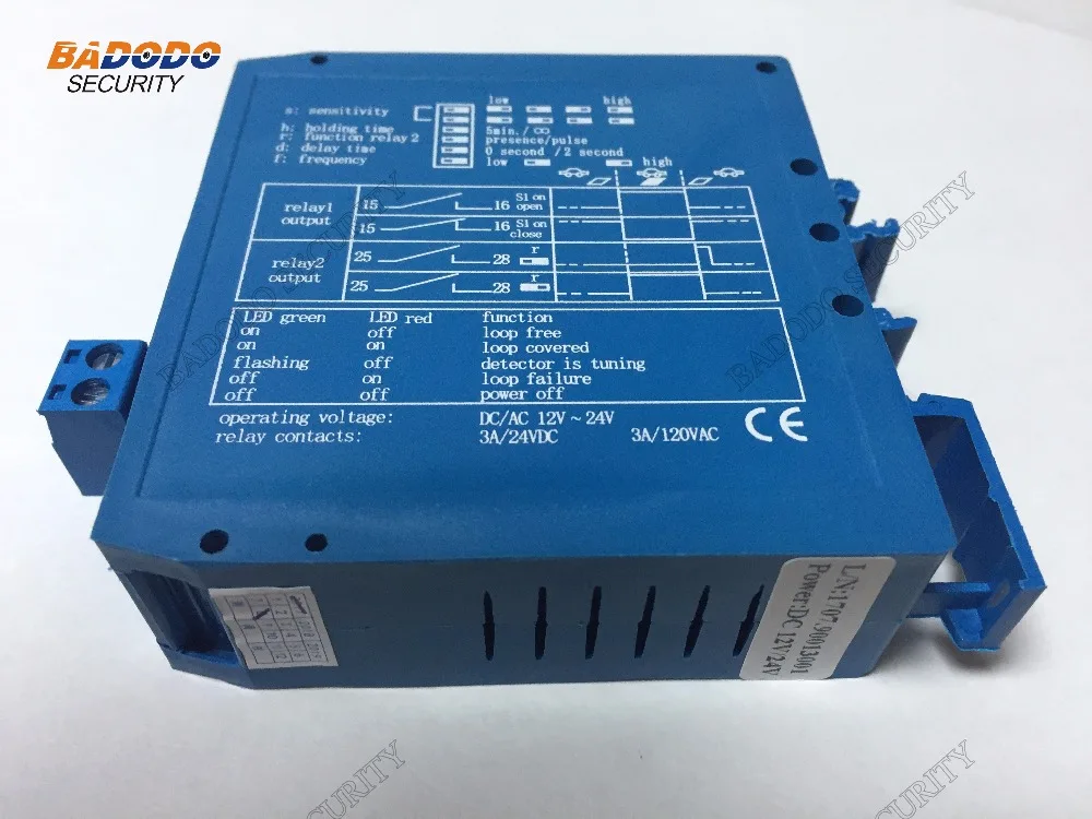 12 V 24VDC датчики заземления транспортный Индуктивный детектор петли автомобиля для автоматического выхода ворот