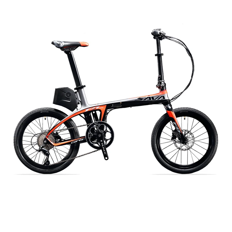 SAVA E6 Electric Bicycle Carbon Fiber 20" Folding ebike 36V/250W