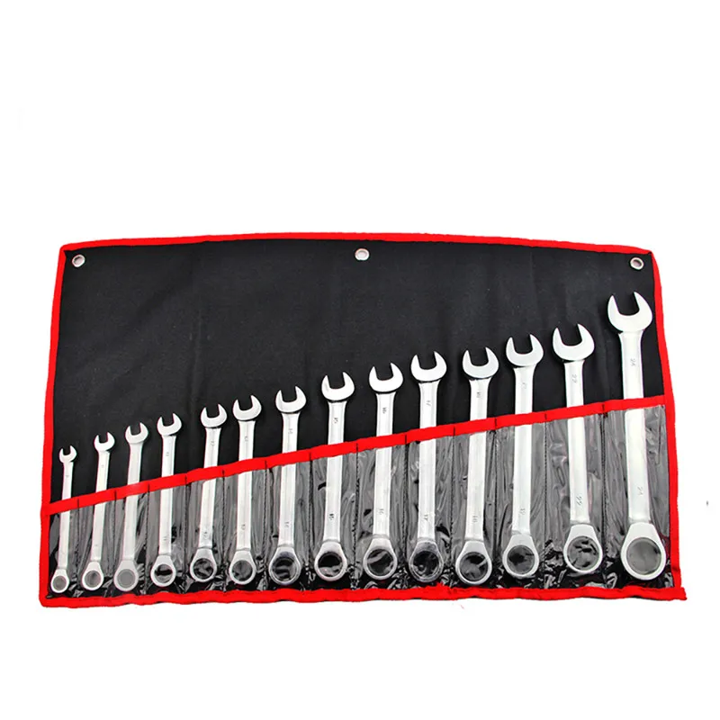 14pcs-the-key-with-combination-ratchet-wrench-auto-repair-set-of-hand-tool-kit-spanners-a