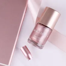 NICOLE DIARY лак для ногтей металлик золото розовое золото дополнительно 9 мл зеркальный эффект Блестящий металлический лак