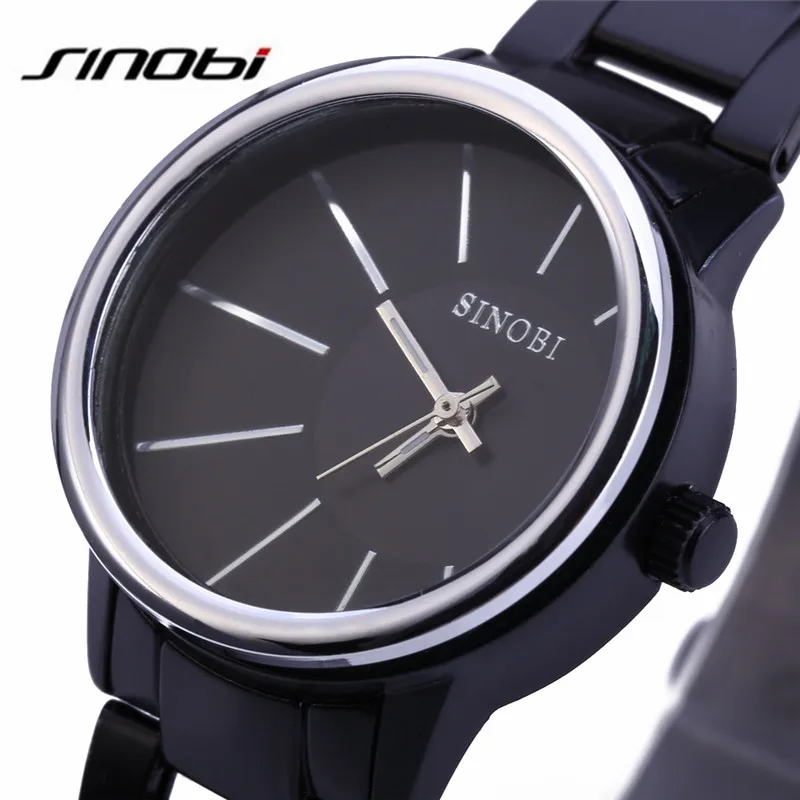 SINOBI 2017 Relogio Masculino Stainless Steel Quartz Dress font b Watches b font font b Men