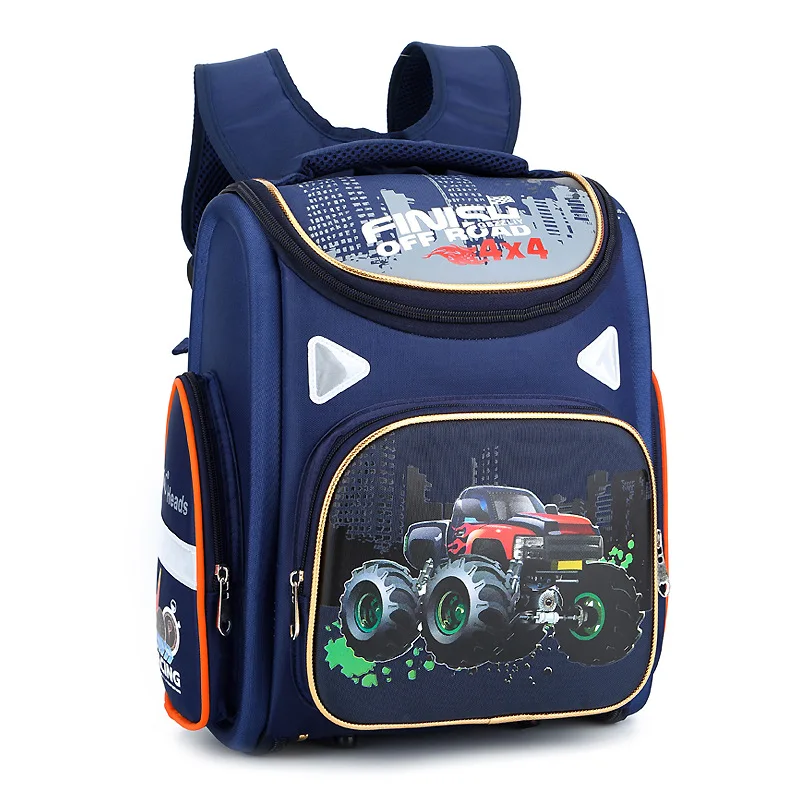 

Children Backpack cartoon car School Bags boys Girls Primary school Backpack Orthopedic Backpack kids schoolbag mochila infantil