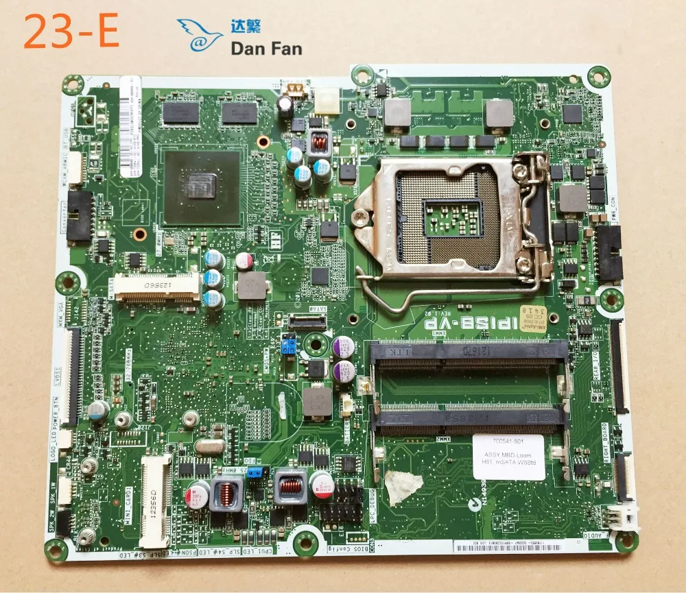 689668 001 700541 аккумулятор большой емкости для hp 23 E материнская плата AIO IPISB VP LGA1155 100%