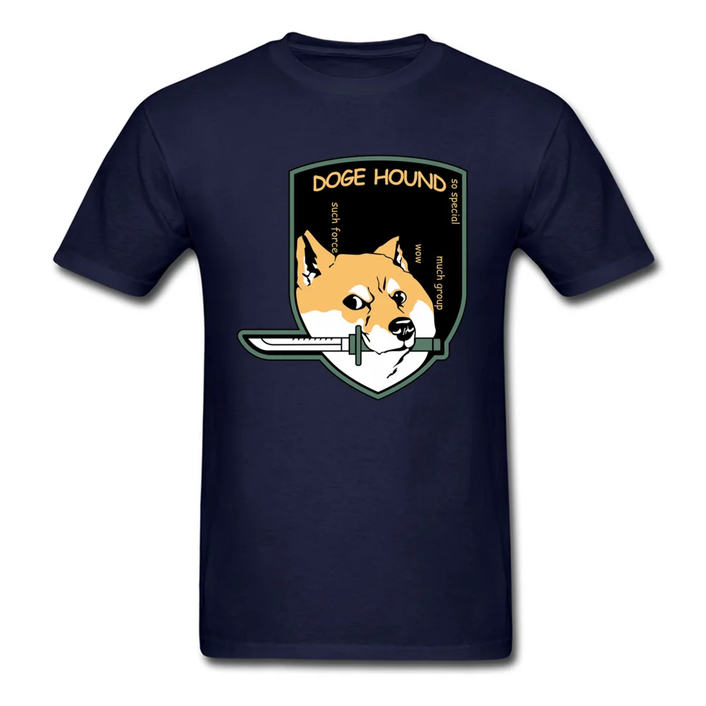 Gift dogehound 8724 Custom Short Sleeve VALENTINE DAY Tops Shirt Dominant O Neck 100% Cotton Tee Shirt Mens T-shirts dogehound 8724 navy