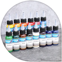 14 шт. Перманентный Макияж Микро Пигмент косметические чернила для татуировки 1 унций для татуировки Перманентная картина тела 30 мл/бутылка 14 цветов