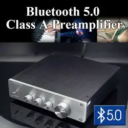 HiFi Bluetooth 5,0 класс A предусилитель стерео аудио Amp бас Mid высоких управление