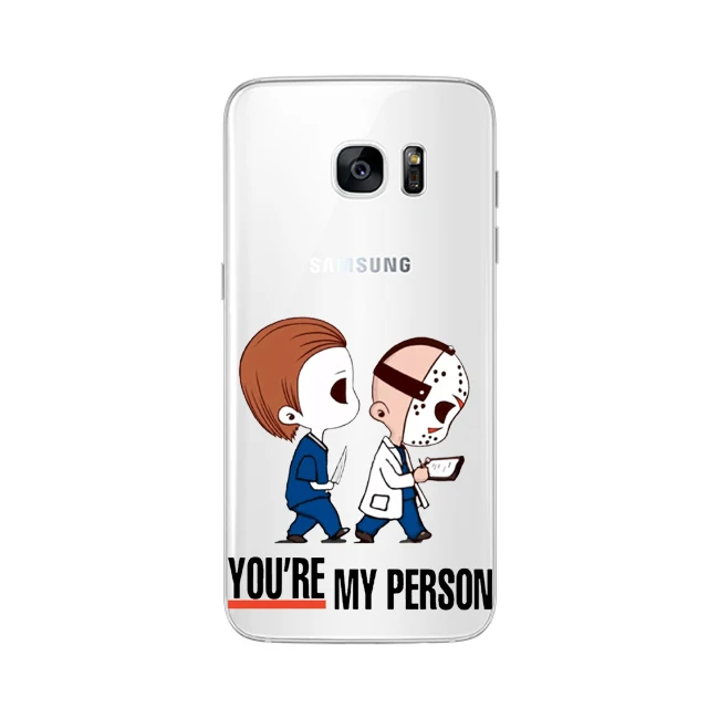 Мягкий ТПУ для Samsung Galaxy A5 A6 A7 A8 J5 J6 J7 J8Plus 2016 2017 2018 NOTE8 NOTE9 You're My Person Fundas Greys Anatomy|Сумки