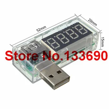 

1pcs Digital USB Mobile Power charging current voltage Tester Meter Mini USB charger doctor voltmeter ammeter